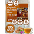 105 Premium Burdock Root Tea Bags, Pure, Organic, Non-GMO, 100% Natural Burdock Root, Burdock Root Herbal Tea, Burdock Root Tea, No Sugar, No Caffeine, No Gluten, Vegan