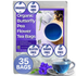 35 Premium Butterfly Pea Flowers Tea Bags, Organic, Pure, Non GMO, Made with Natural Corn Fiber Tea Bags, Made Of 100% Butterfly Pea Flowers, Sugar + Caffein + Gluten Free, Wildcrafted