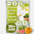 100+ Premium Dried Guava Leaves, Whole Leaves, 100% Pure Guava Leaves, Organic & Non-GMO, No Additives, No Caffeine, Vegan, Natural Guava Loose Leaf Herbal Tea, Hoja de Guayaba