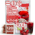 Premium 135 Hibiscus Tea Bags, Pure, Organic, Non-GMO, Made Of 100% Hibiscus Flowers, Loose Flower Hibiscus Herbal Tea, Hibiscus Flower Tea, No Sugar, No Caffeine, No Gluten, No Sugar, Vegan
